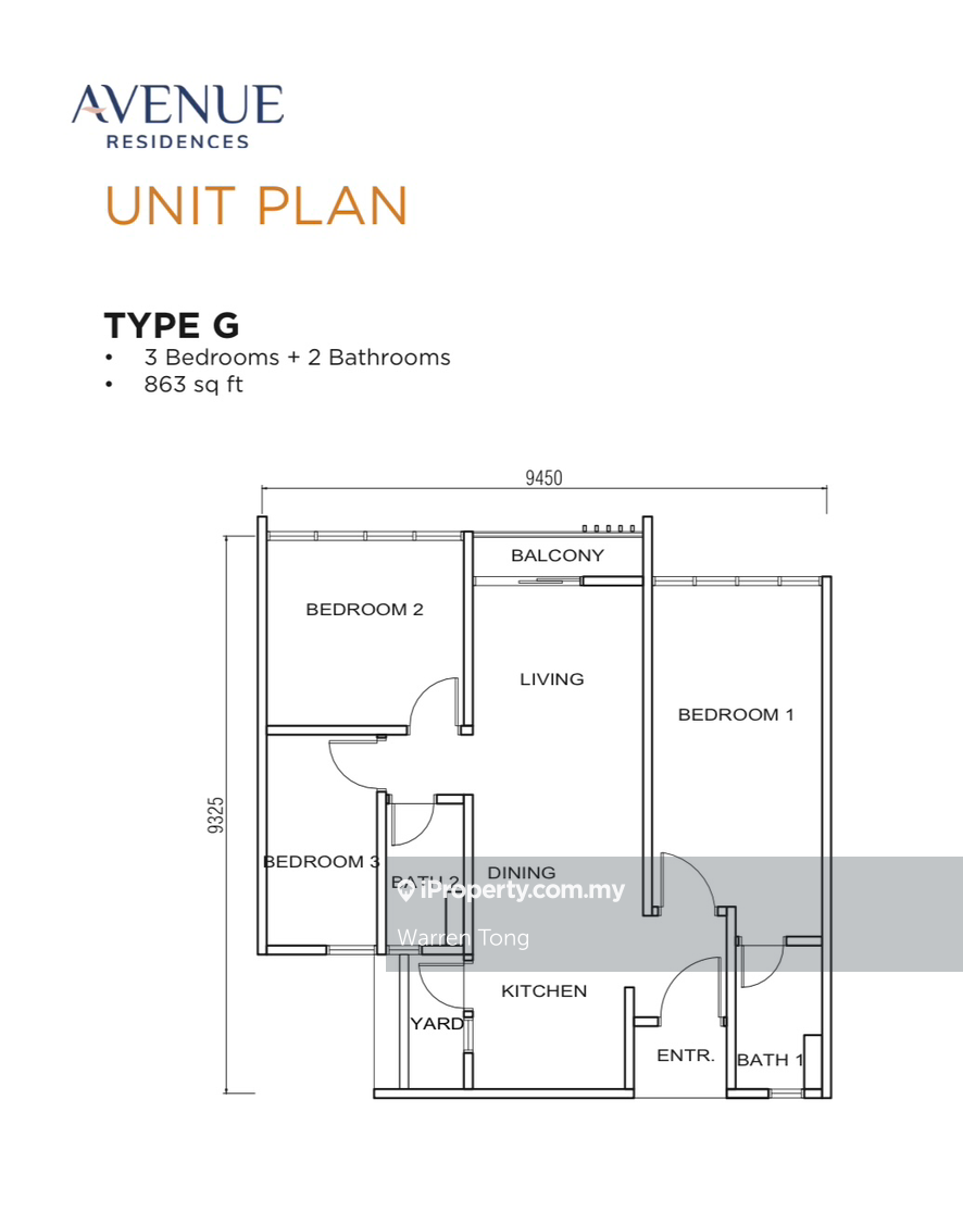 Service Residence for Sale in Avenue Residences by Warren Tong - iProperty.com.my