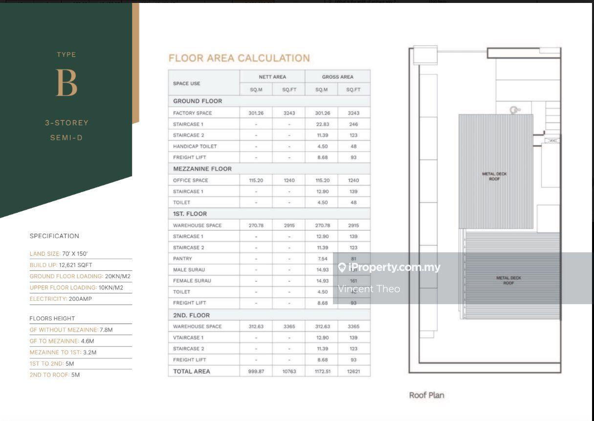 Semi-D Factory for Sale in Jade Hills, Kajang by Vincent Theo - iProperty.com.my