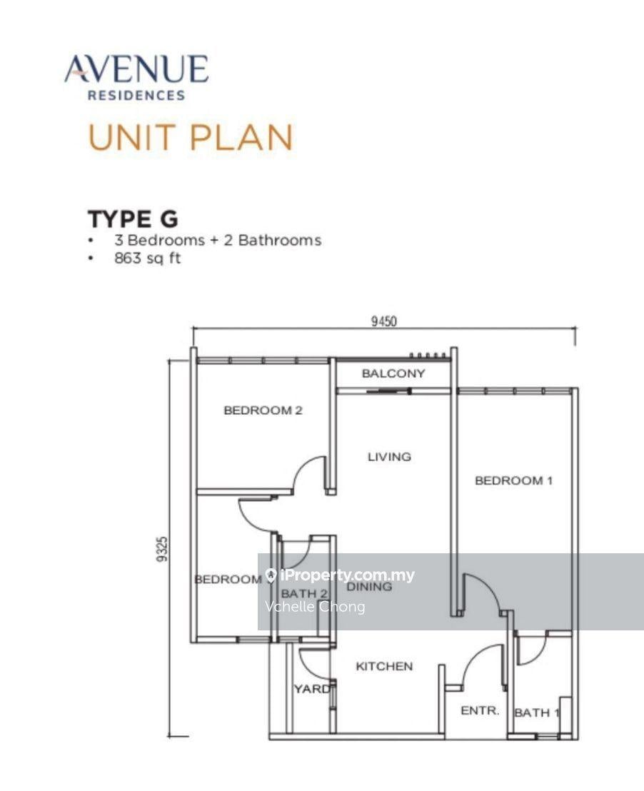 Service Residence for Sale in Avenue Residences by Vchelle Chong - iProperty.com.my