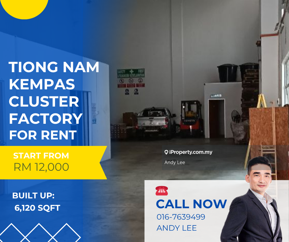 Cluster Factory for Rent in Kempas, Johor Bahru by Andy Lee - iProperty.com.my
