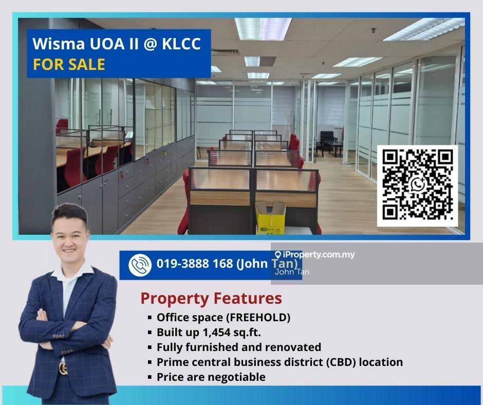 Pejabat untuk Dijual di KLCC, KL City Centre oleh John Tan - iProperty.com.my