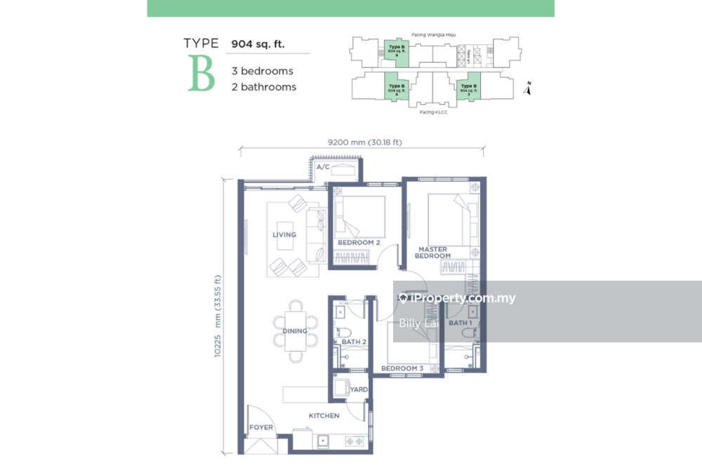 Residensi Servis untuk Disewa di Sunway Avila Residences oleh Billy Lai - iProperty.com.my