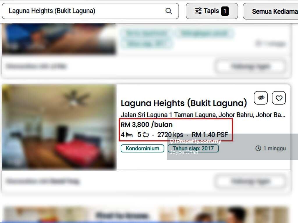 Kondominium untuk Dijual di Laguna Heights (Bukit Laguna) oleh Joyce Chan - iProperty.com.my