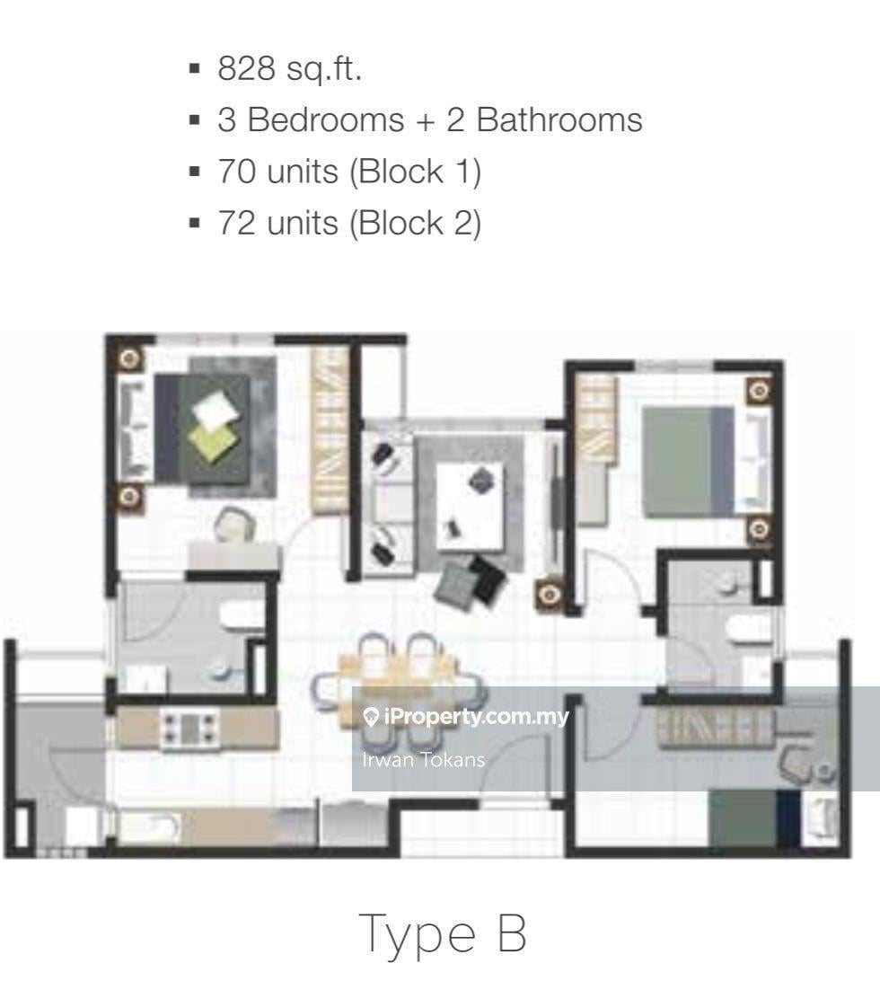 Kondominium untuk Dijual di Residensi Sakura oleh Irwan Tokans - iProperty.com.my