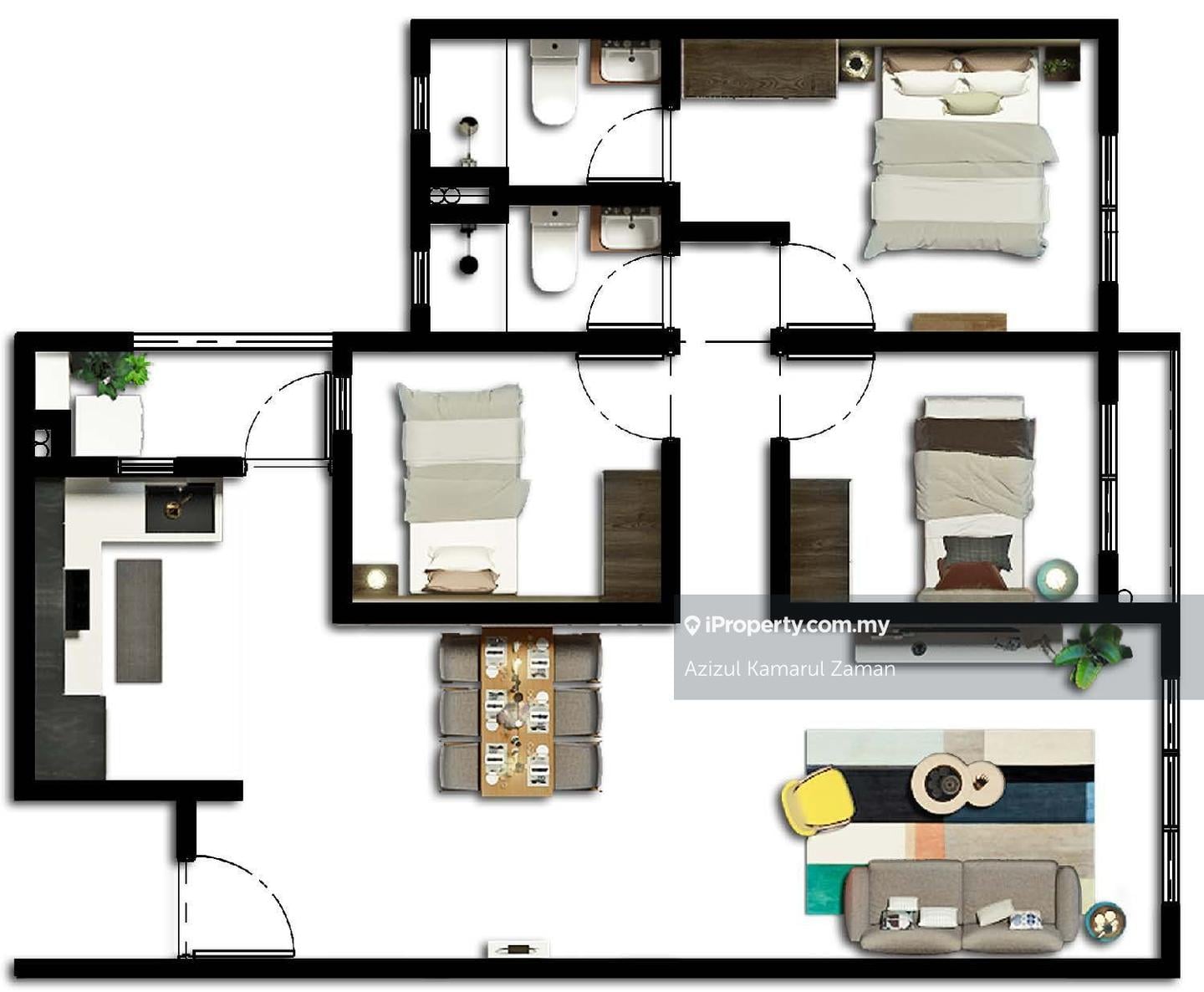 Pangsapuri untuk Dijual di Intana Ria 3 oleh Azizul Kamarul Zaman - iProperty.com.my