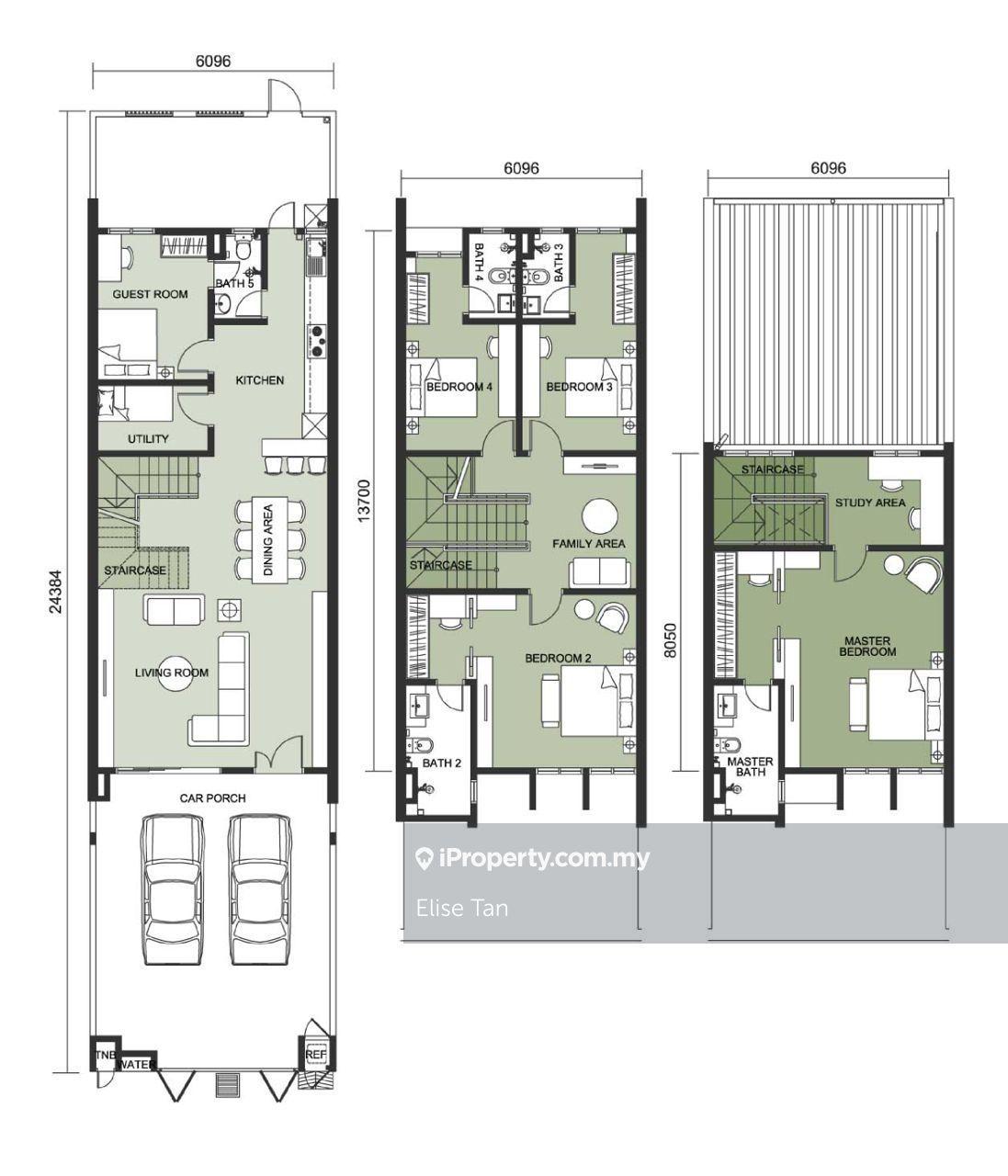 Rumah Berangkai 3 Tingkat untuk Dijual di Taman Puncak Jalil, Seri Kembangan oleh Elise Tan - iProperty.com.my