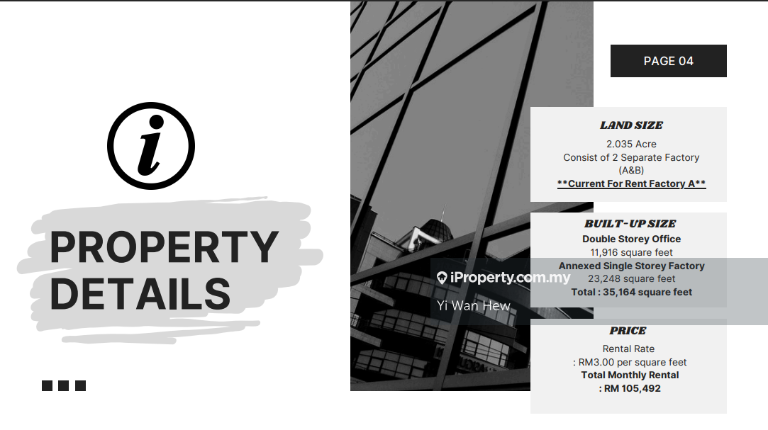 Kilang untuk Disewa di Kawasan Perindustrian Prai, Perai oleh Yi Wan Hew - iProperty.com.my