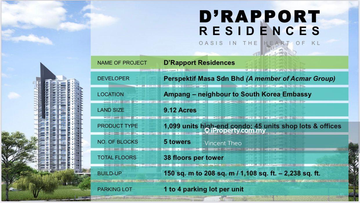 Condominium for Sale in D'Rapport by Vincent Theo - iProperty.com.my