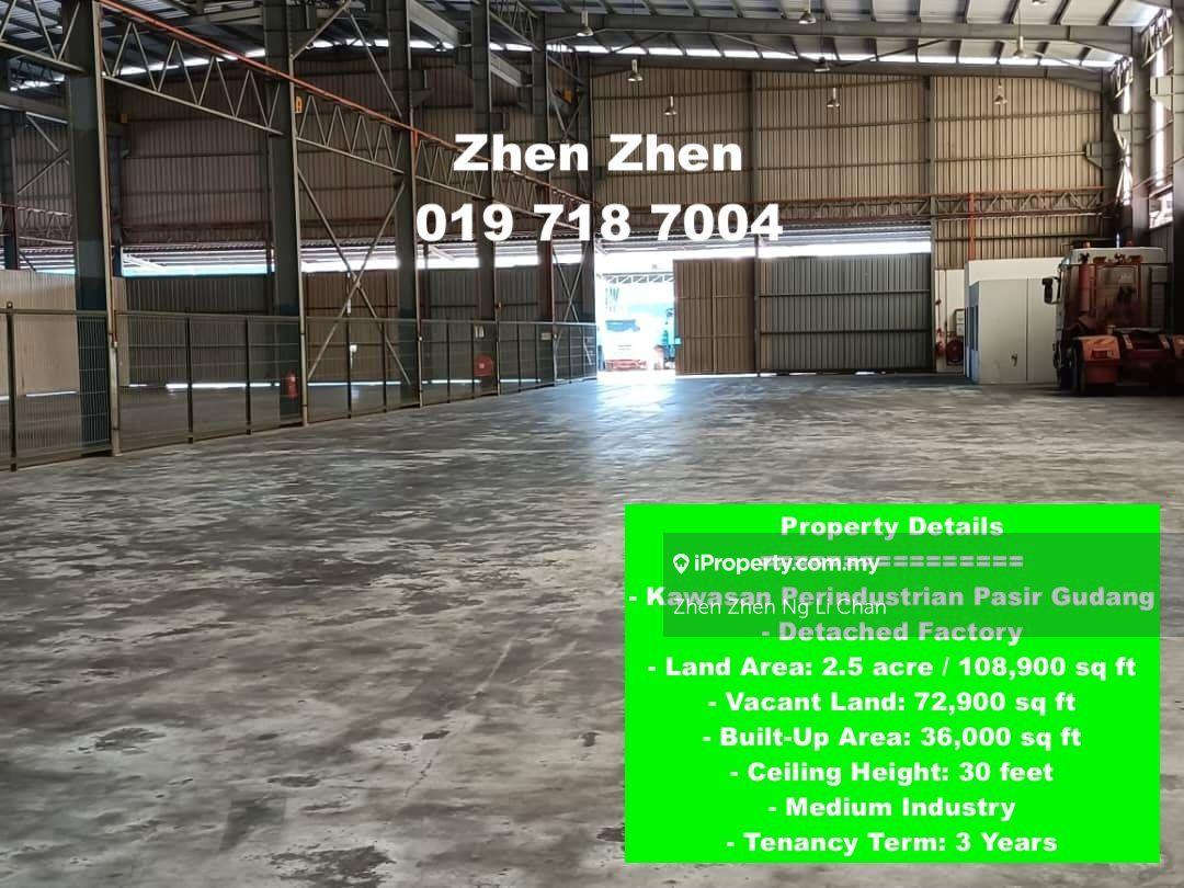 Kilang Terpisah untuk Disewa di Kawasan Perindustrian Pasir Gudang, Pasir Gudang oleh Zhen Zhen Ng Li Chan - iProperty.com.my
