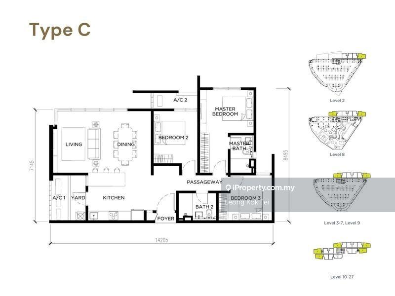 Service Residence for Sale in Maya Ara Residences by Leong Kok Fei - iProperty.com.my