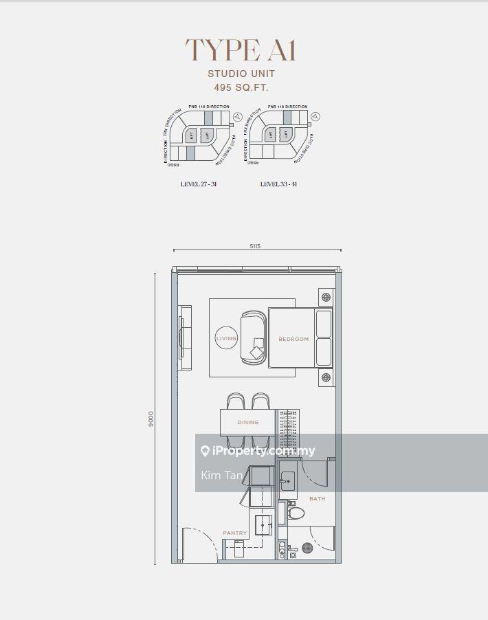 Residensi Servis untuk Dijual di Orion Residence Bukit Bintang oleh Kim Tan - iProperty.com.my