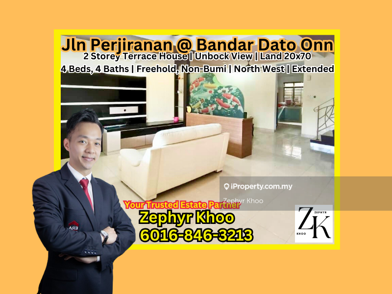 Rumah Teres untuk Dijual di Taman Dato Onn, Johor Bahru oleh Zephyr Khoo - iProperty.com.my