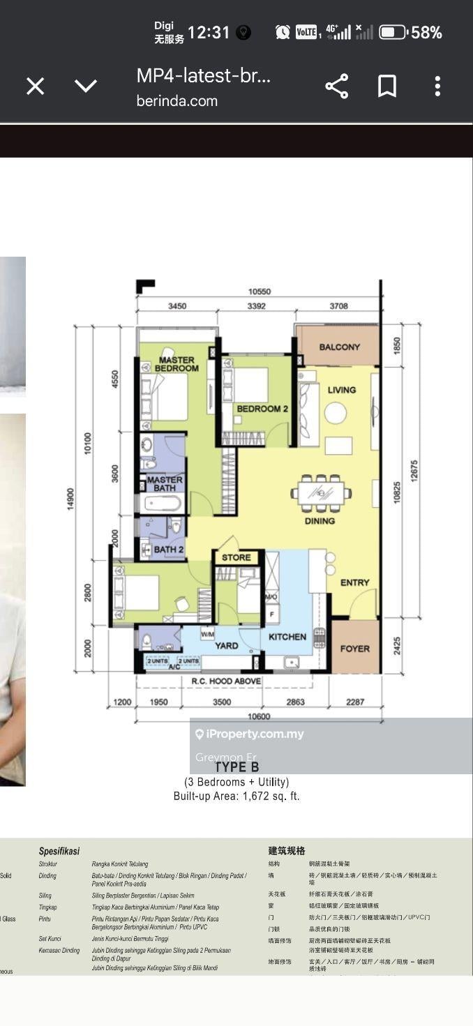 Apartment for Rent in Molek Pine 4 by Greymon Er - iProperty.com.my