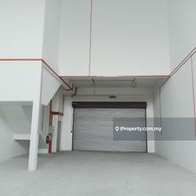1.5 storey link factory for rent telok panglima garang 