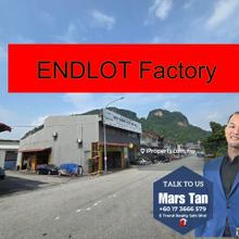 25 x 80 / Facing Empty Land ( 1.5 Storey Endlot Factory ) Taman Bolton