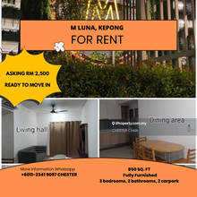 M Luna, Kepong, Fully Furnished
