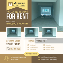 First Floor Shop Lot, 1340 sq.ft, Original Unit, Well Maintained