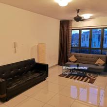 1r1b1cp, fully furnished for rent