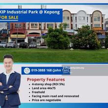 Roi return 5% and facing main road