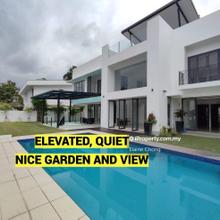 Elevated, nice garden and view