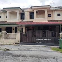 Renovated terrace house with fully furnished &facing field at bercham 