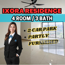 Partly furnished 4 rooms 
