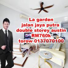 La garden double storey jalan jaya putra 5