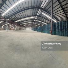 Warehouse Factory Bukit Raja industry area 15min to north port