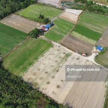 Flat agriculture land