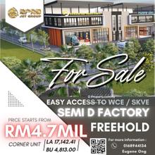 Jenjarom Freehold New Project Semi D Factory