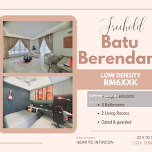 Luxury Comfort Freehold Extra Space Teres Infineon Batu Berendam