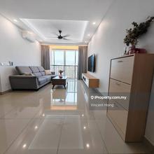 Setia Sky Ville Condo 1036 sq.ft 2 car parks fully furnished Renovated