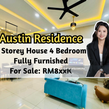 Mount Austin Austin Residence, 2 Storey House, Fully Furnished, 4 Bed