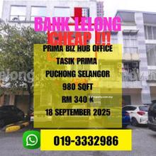Bank Lelong Prima Biz Hub Office Taman Tasik Prima Puchong Selangor