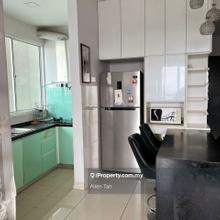 Zenith Residences Condo, 710sf, 2r2b, Fully, 1cp, Kelana Jaya,LRT,PJ