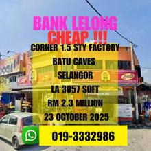 Bank Lelong Corner 1.5 Storey Link Factory Taman Samudera Batu Caves