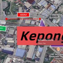 Land next to 2 MRT stations