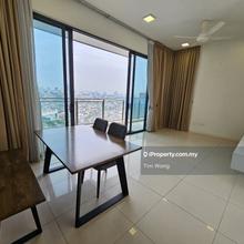 High floor! corner lot, 1130sf with Bangsar view!