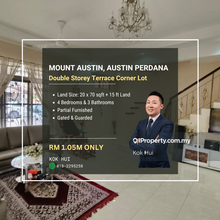 Double Storey Terrace Corner @ Austin Perdana For Sale! Rm1.05m Only!