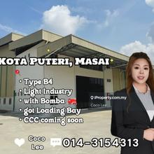 Kota Puteri, Masai @ Light Industry Factory with Loading Bay