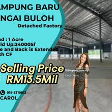 Kampung Baru Sungai Buloh Detached factory For Sales