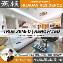 True Semi-D with back land - renovated