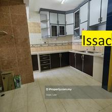Turquoise Apartment kitchen reno at ayer itam