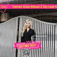 Pasir Gudang Taman Kota Masai Nice 2 Storey Low Cost Terrace 2bed