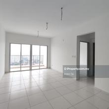 Axis crown, 2 rooms, bare unit, near LRT pandan indah
