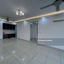 Partially furnished comes with lightning, fans, curtain, water heater