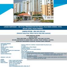 Auction Villa Emas Condo !! Below Market Price!