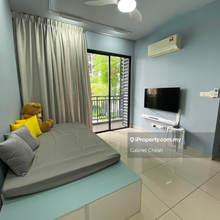 Partly furnished is available for rent. 