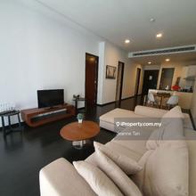 Unit with balcony, fully furnished condition