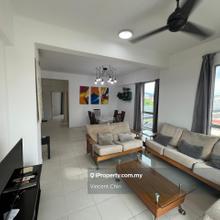 Fully Furnished corner unit for rent